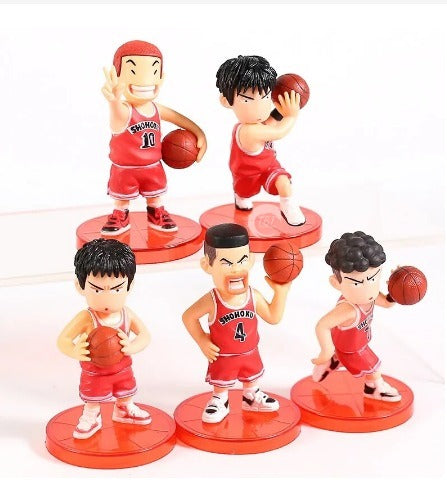 Basketball Players Cake Toys Topper { Set Of 5 Piece }