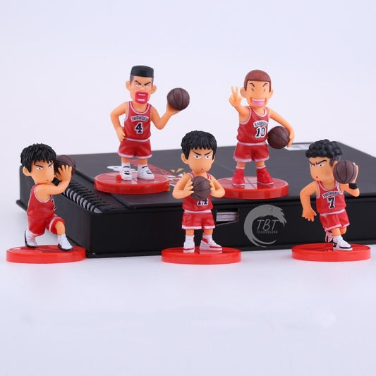 Basketball Players Cake Toys Topper { Set Of 5 Piece }