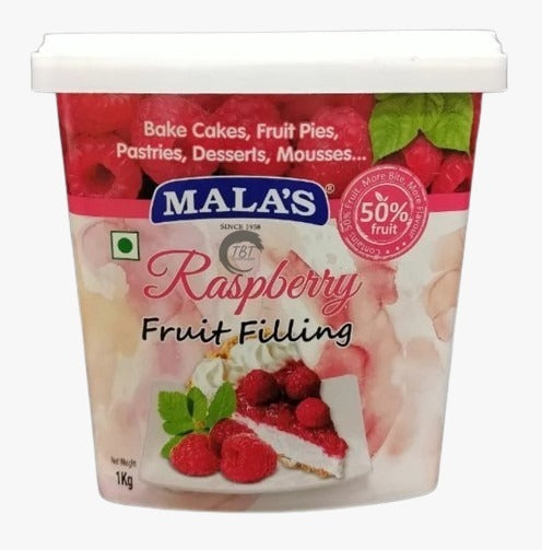 Mala's Raspberry Fruit Fillings 1kg