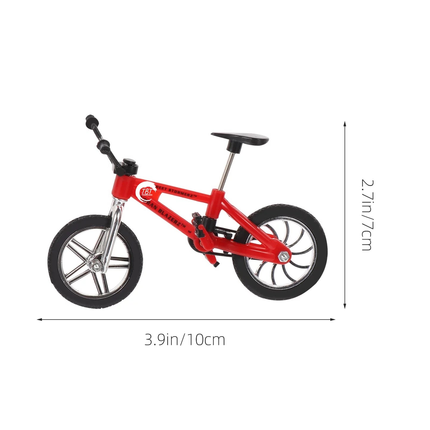 Mini Bicycle Cake Decorating Toy
