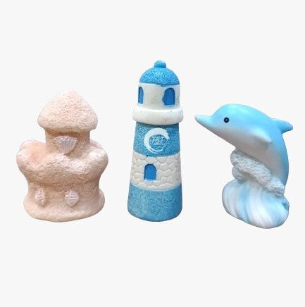 Dolphin Lighthouse Beach Theme Cake Toy