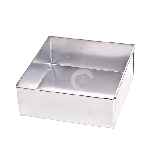 Aluminium Square Cake Mould Cake Pan Cake Tin - 5X2.5 Inch