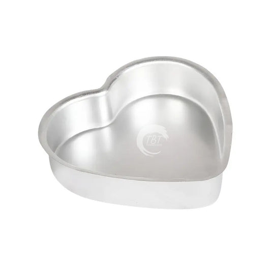 Aluminium Heart Shape Cake Mould Cake Tin - 6x2 Inch