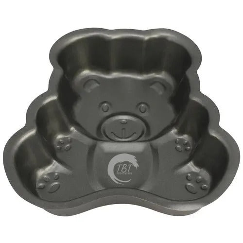 Teddy Shaped Metallic Cake Mould, Cake Tin