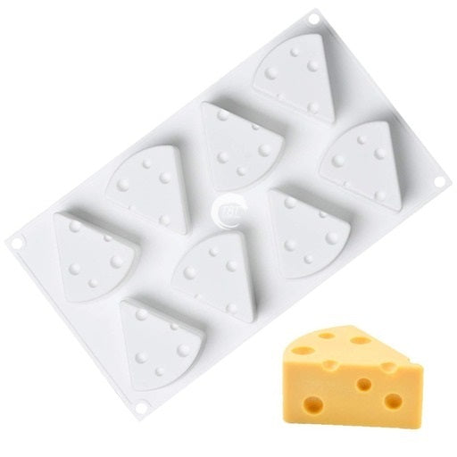Cheese Shape 3D Silicone Cake Baking Mold