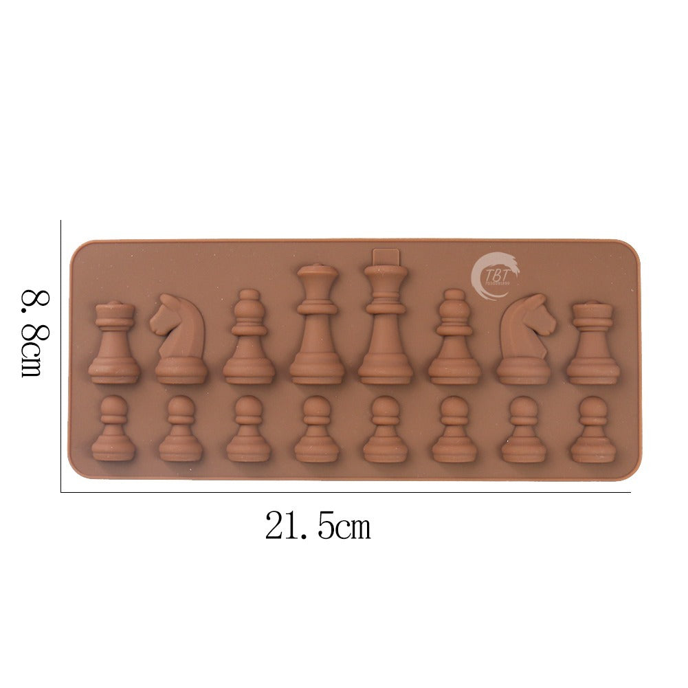 Chess Piece Chocolate Silicone Mold