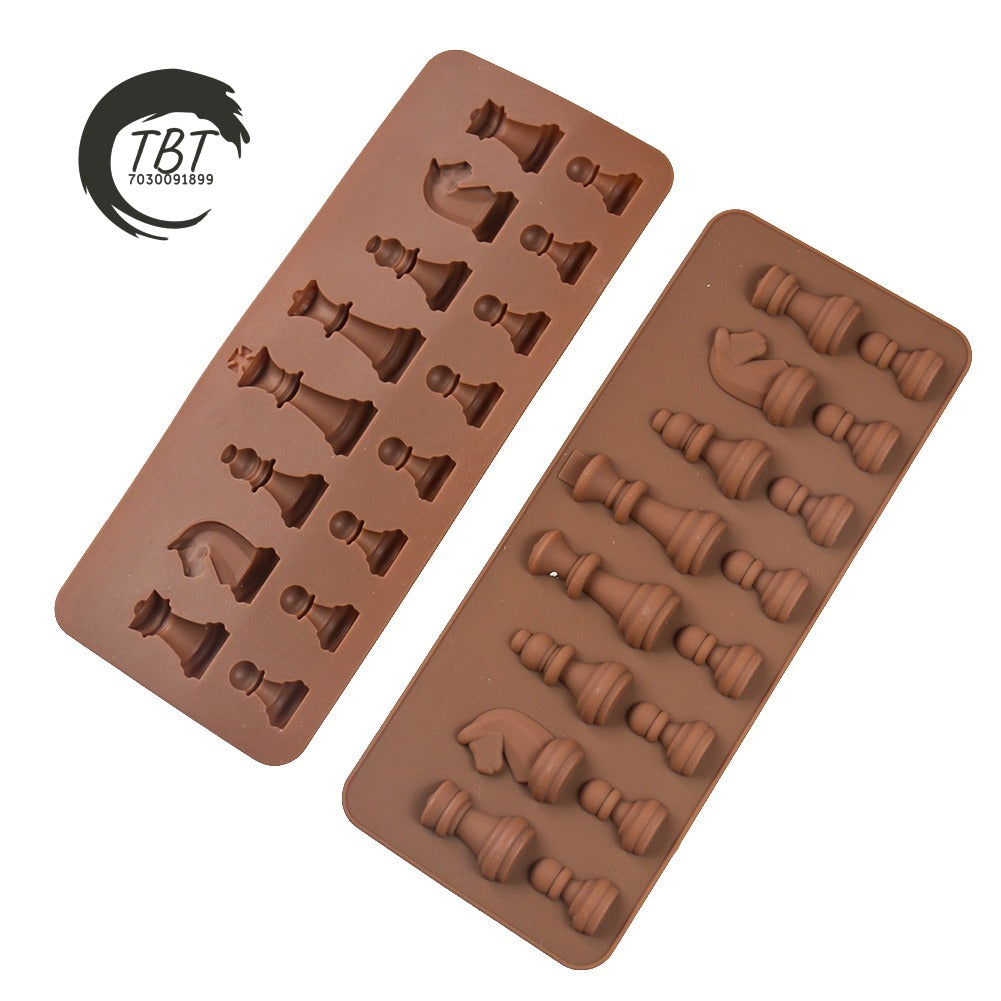 Chess Piece Chocolate Silicone Mold
