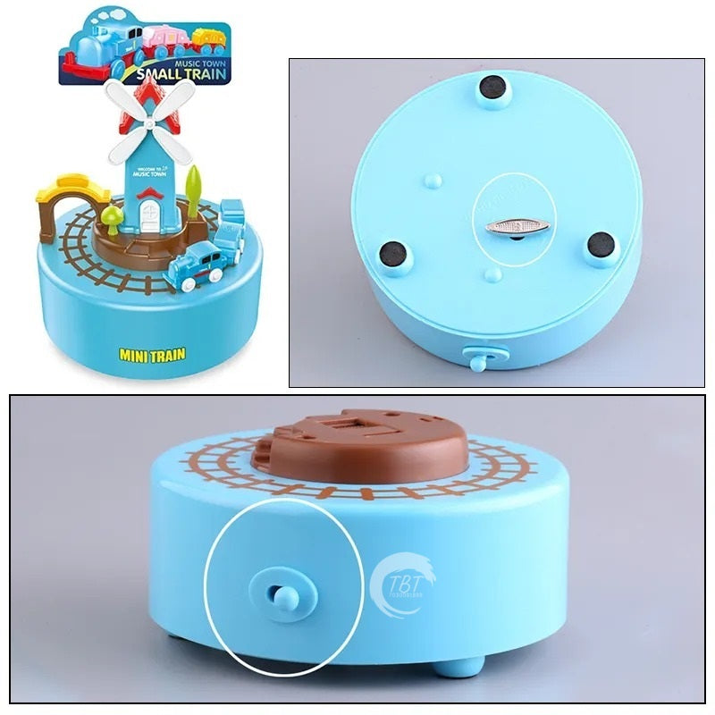Music Town Mini Train Moving Train Cake Decoration