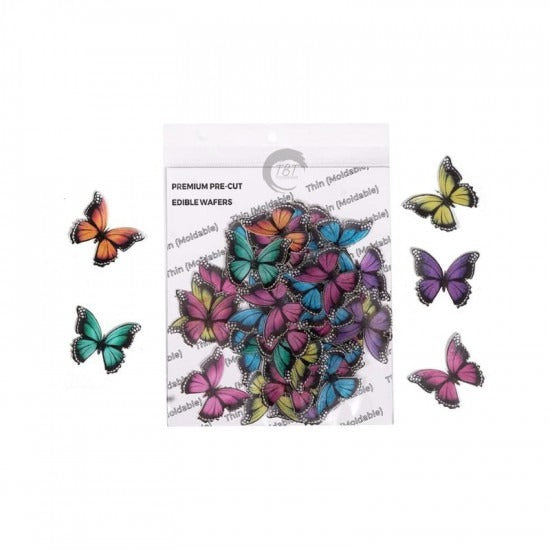 Mix Small Size Butterfly Edible Pre-Cut Wafer Paper