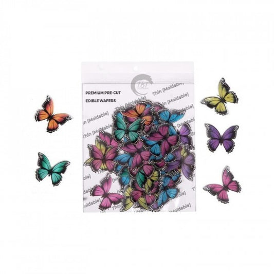 Mix Small Size Butterfly Edible Pre-Cut Wafer Paper