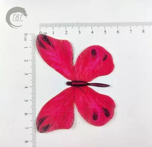 Stripes Big Size Edible Pre-Cut Butterfly Wafer Paper