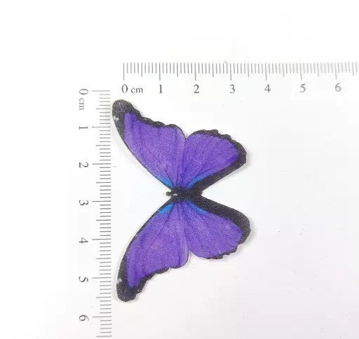 Purple Edible Pre-Cut Butterfly Wafer Paper