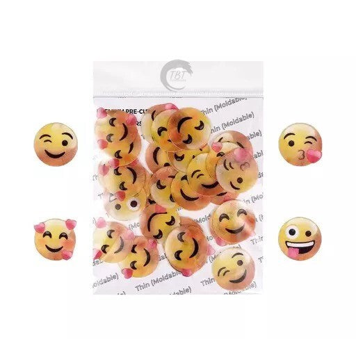 Emoji Edible Pre-Cut Wafer Paper