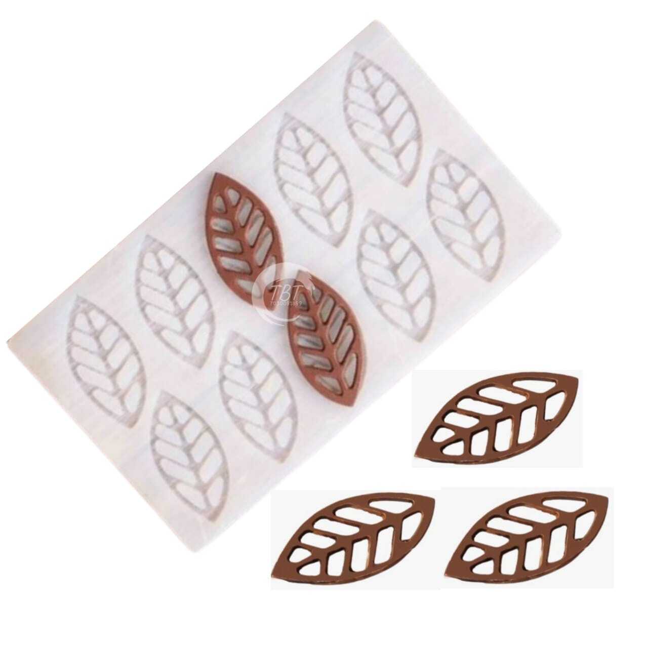 Tree Leaf Shape Chocolate Garnishing Sheet Mold