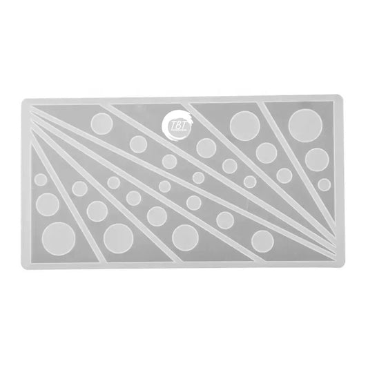 Oblique Triangle Shape Chocolate Garnishing Sheet Mold