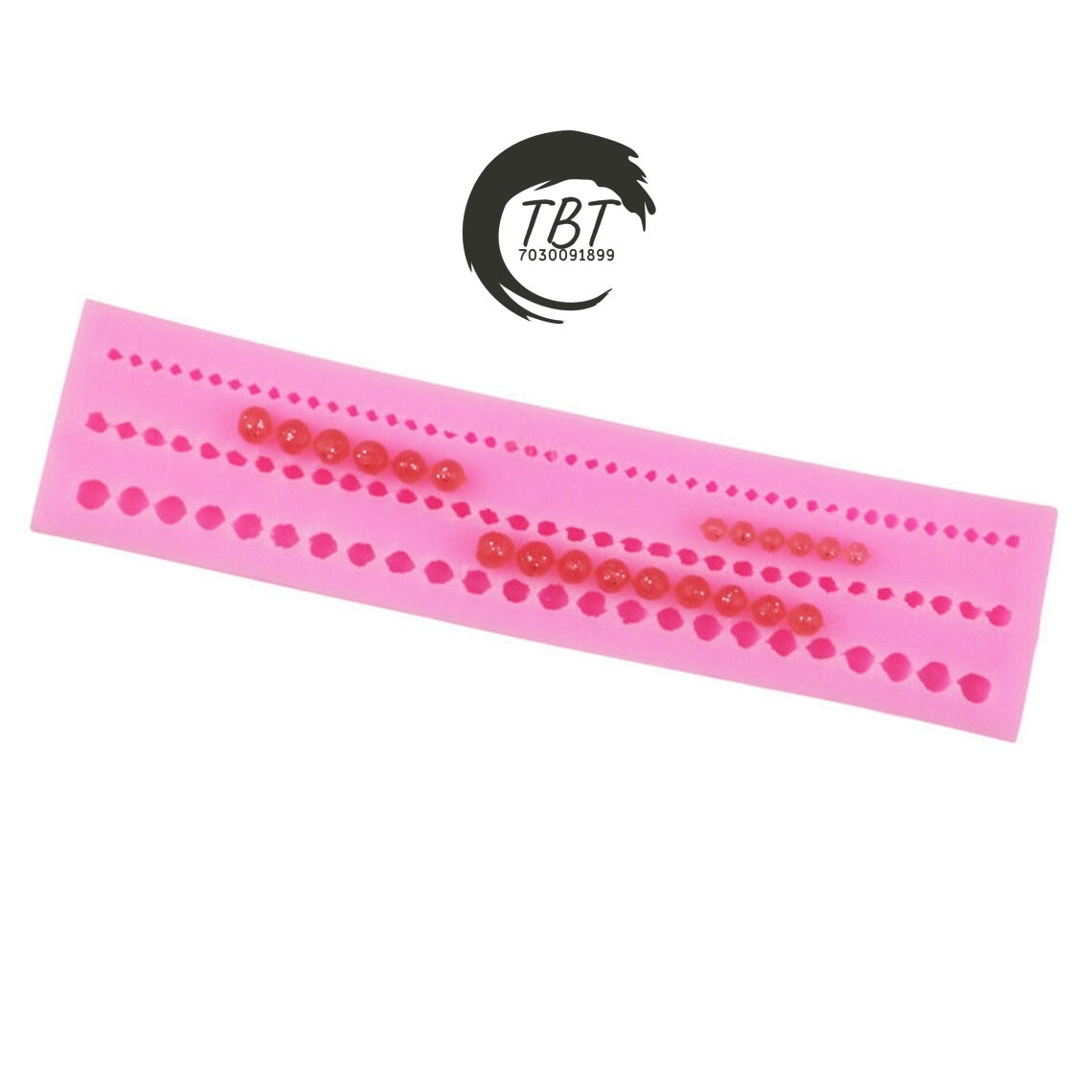Bead Chains Silicone Fondant Mold