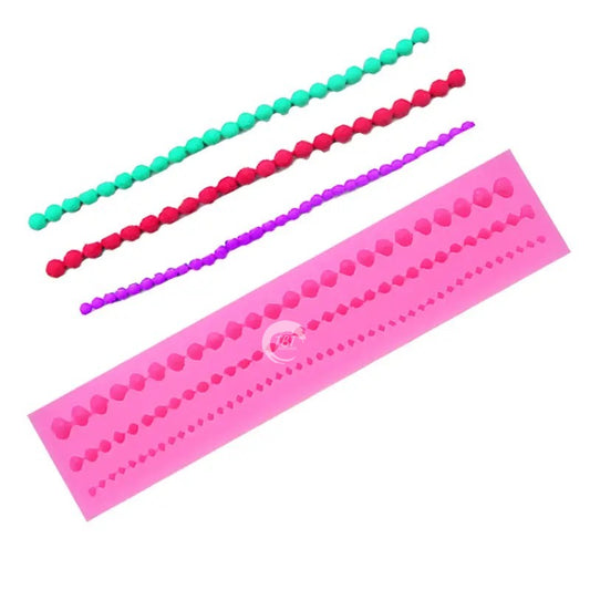 Bead Chains Silicone Fondant Mold
