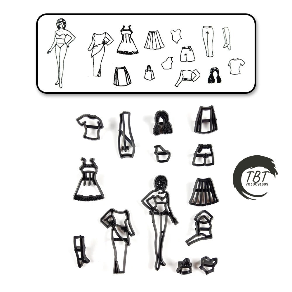 Fashion Girl Fondant and Cookie Cutter