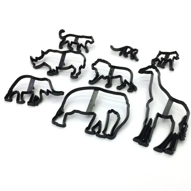 Animal Silhouette Fondant And Cookie Cutter Set