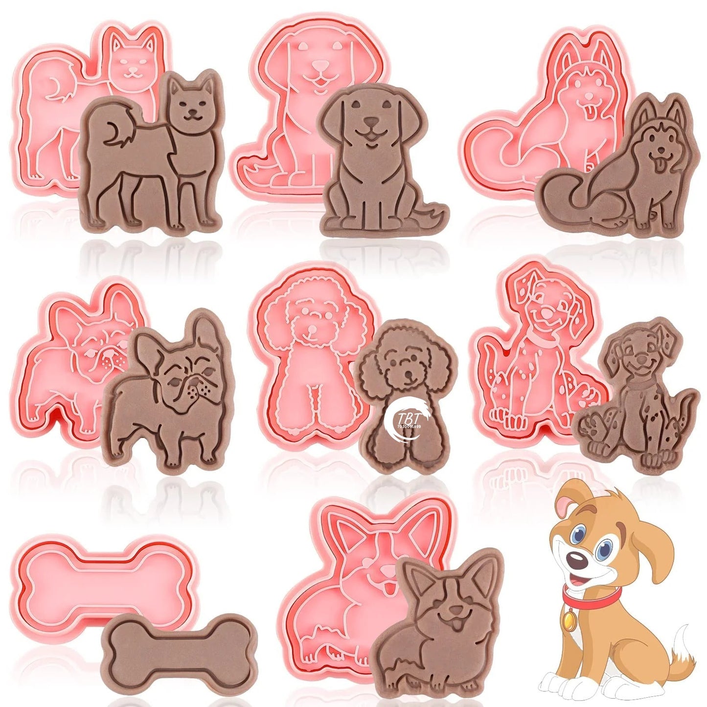 Dog Cookie And Fondant Cutter