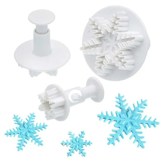 Snowflake Plunger Fondant Cutter