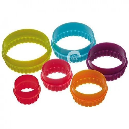 Double Sided Round Shape Plastic Cookie Cutter
