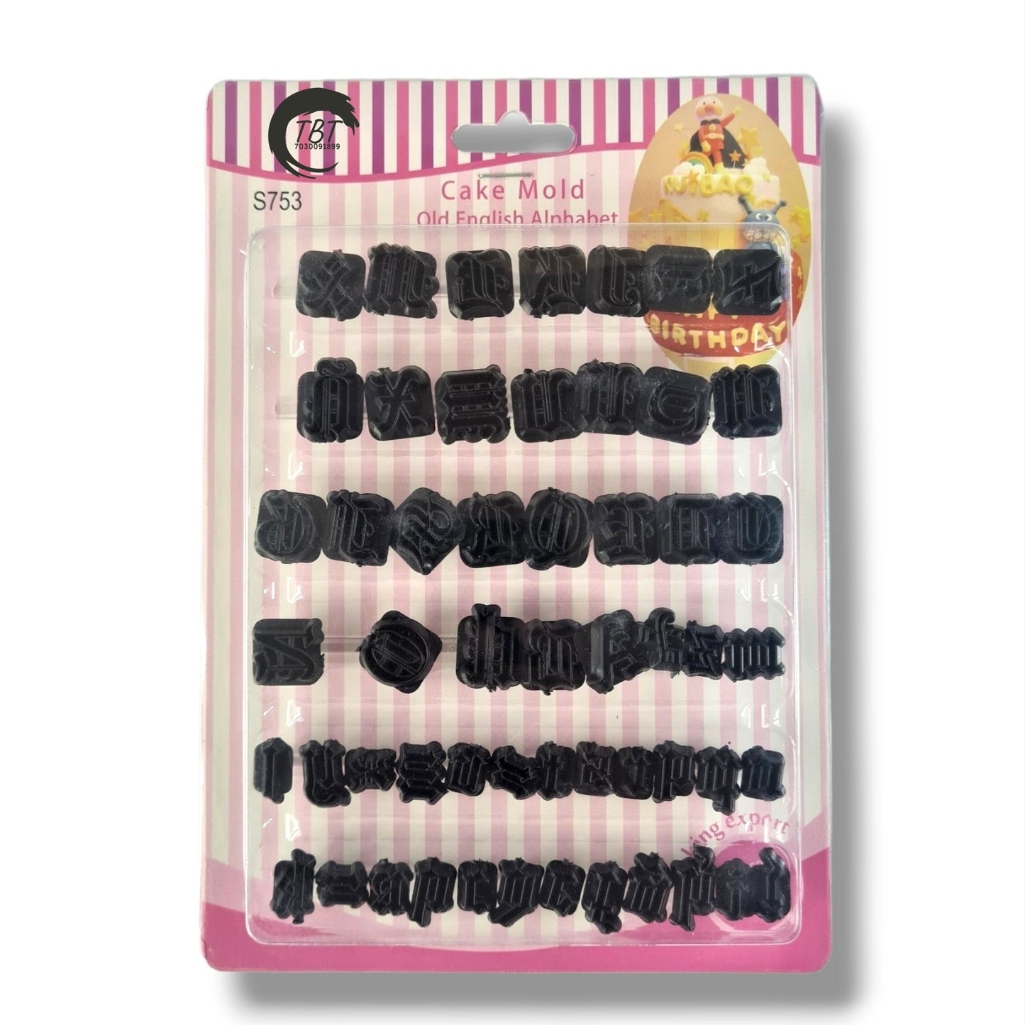 Gothic Letters Alphabet Silhouette Cutter Set