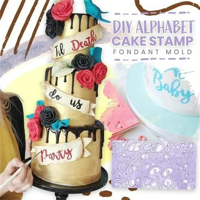 DIY Acrylic Uppercase Alphabet Letter Embossed Stamp