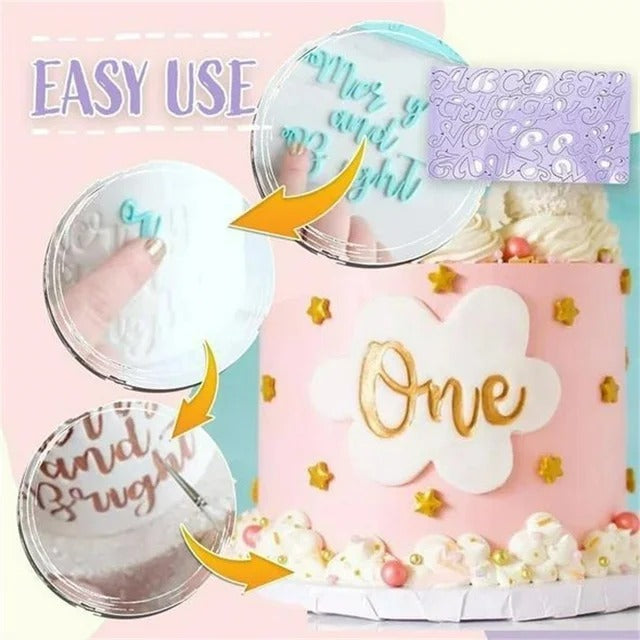 DIY Acrylic Uppercase Alphabet Letter Embossed Stamp