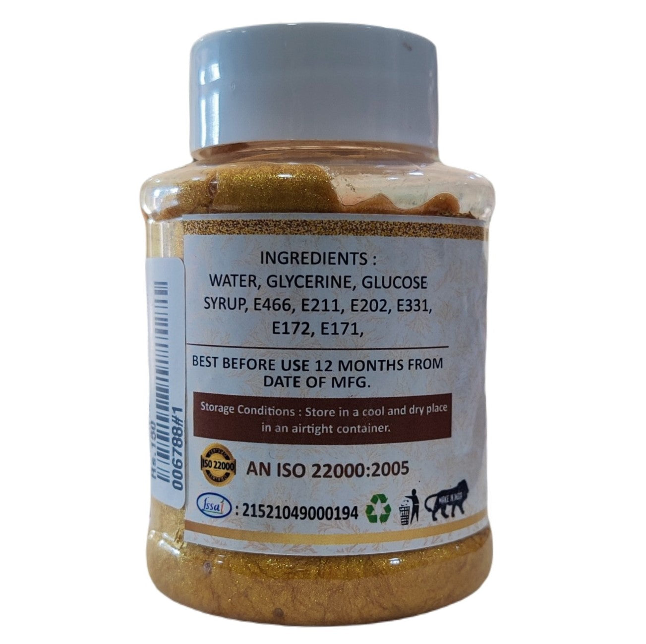 Bake Haven Edible Lace - Gold 150 GM