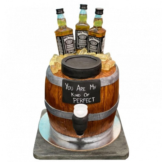 Beer Wine Liqour Barrel Cake Jar