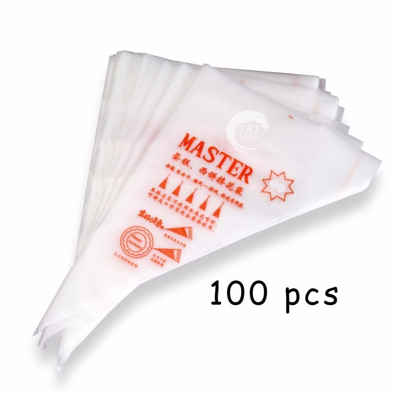 100 Pcs Small Size Disposable Piping Bag
