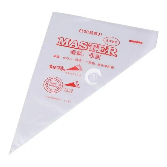 100 Pcs Big Size Disposable Piping Bag