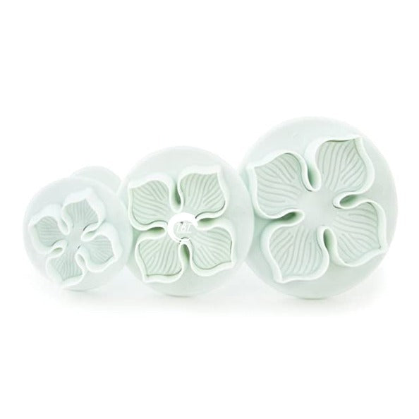 3 Pcs Laurustinus Flower Fondant Plunger Cutter
