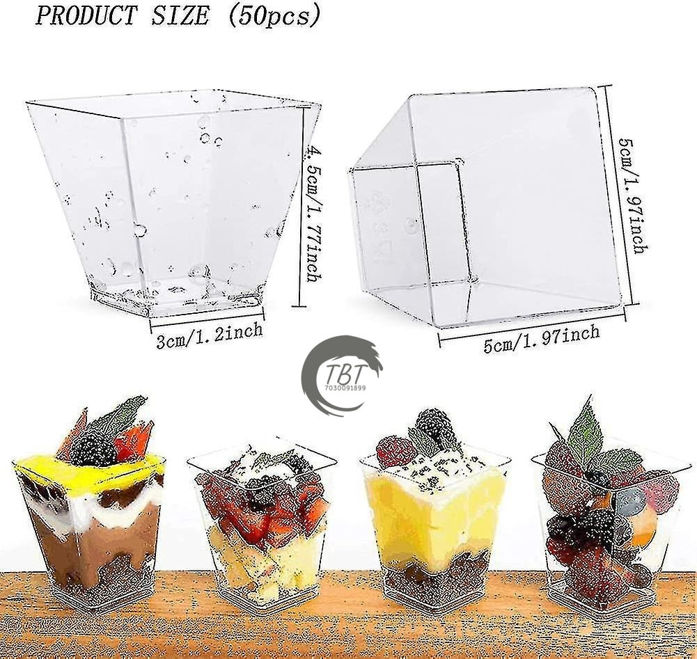 Square Mousse Dessert Cup
