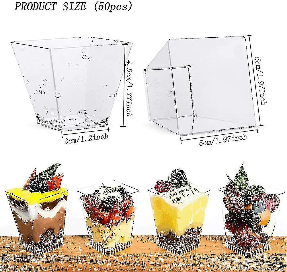 Square Mousse Dessert Cup