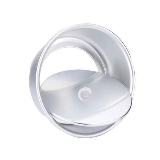 Aluminium Loose Bottom Round Cake Mold Cake Tin - 10X2.5 Inch