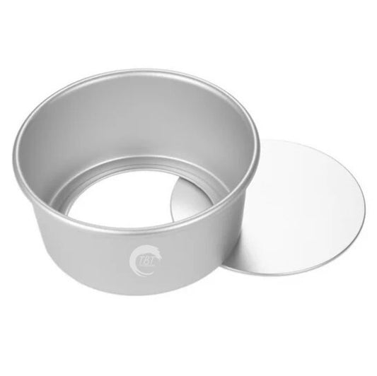 Aluminium Loose Bottom Round Cake Mold Cake Tin - 6X2.5 Inch