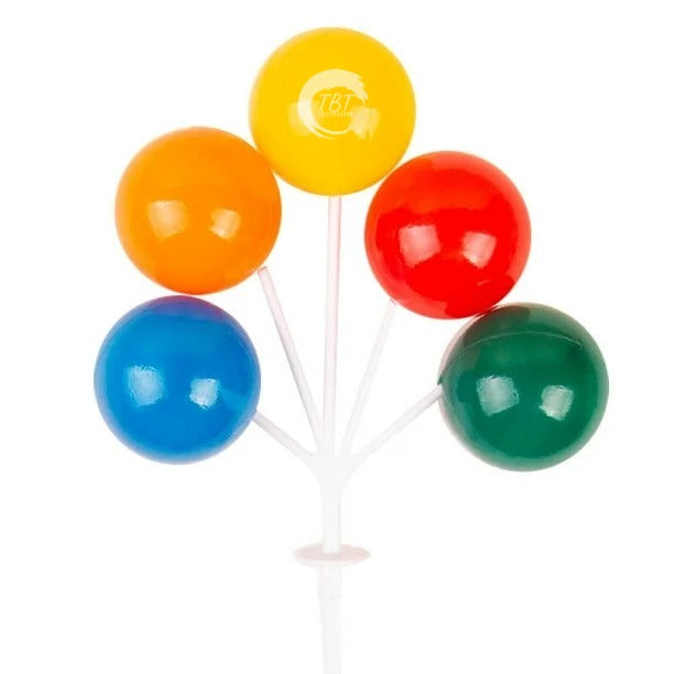 Mini Plastic Balloon Cake Topper