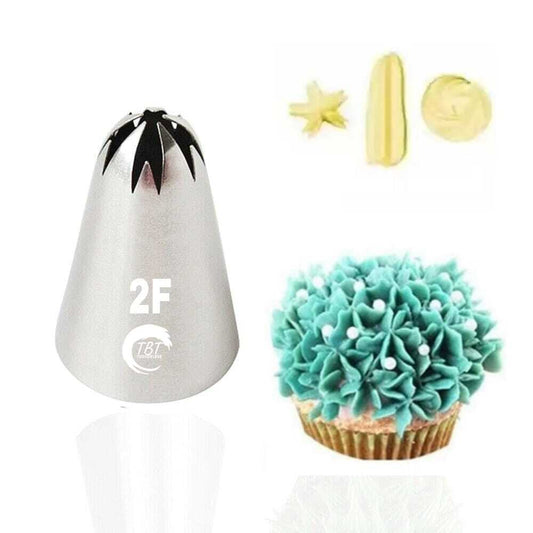 Stainless Steel Icing Piping Nozzle - 2F