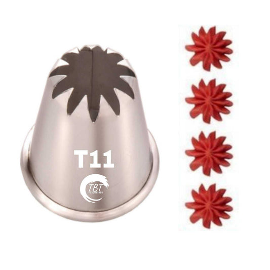 Noor Stainless Steel Icing Piping Nozzle - T11