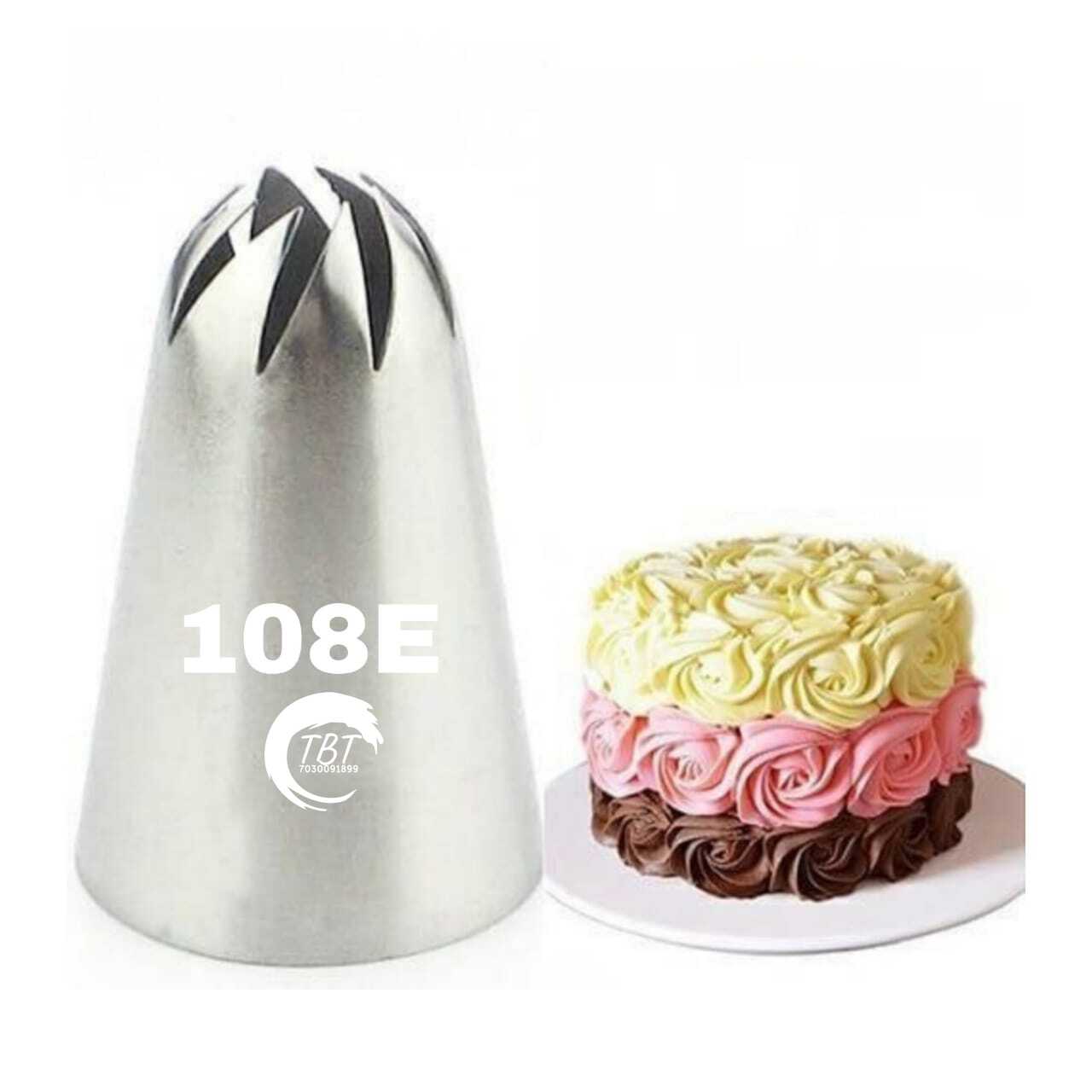 Stainless Steel Icing Piping Nozzle - 108E