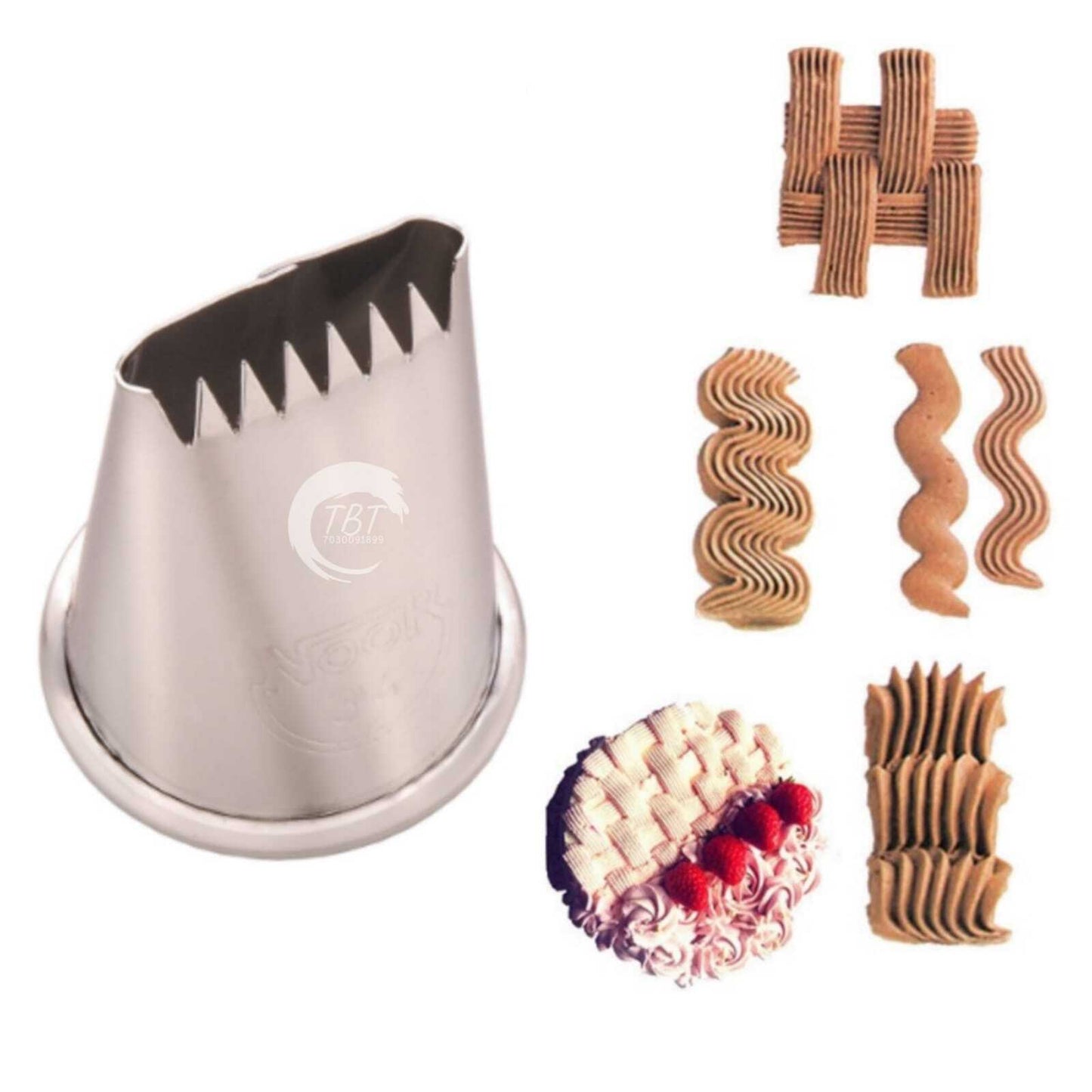 Noor Big Basket Icing Piping Nozzle - T 34