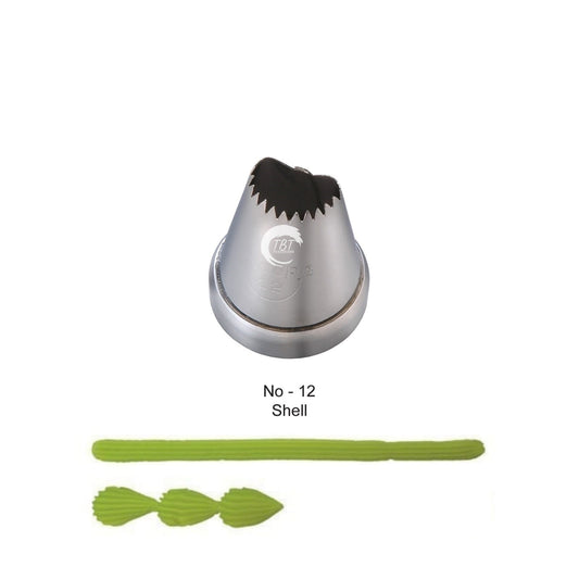 Noor Icing Piping Shell Nozzle - No12