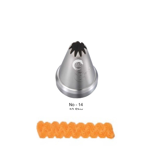 Noor Icing Piping 10 Star Nozzle - No14