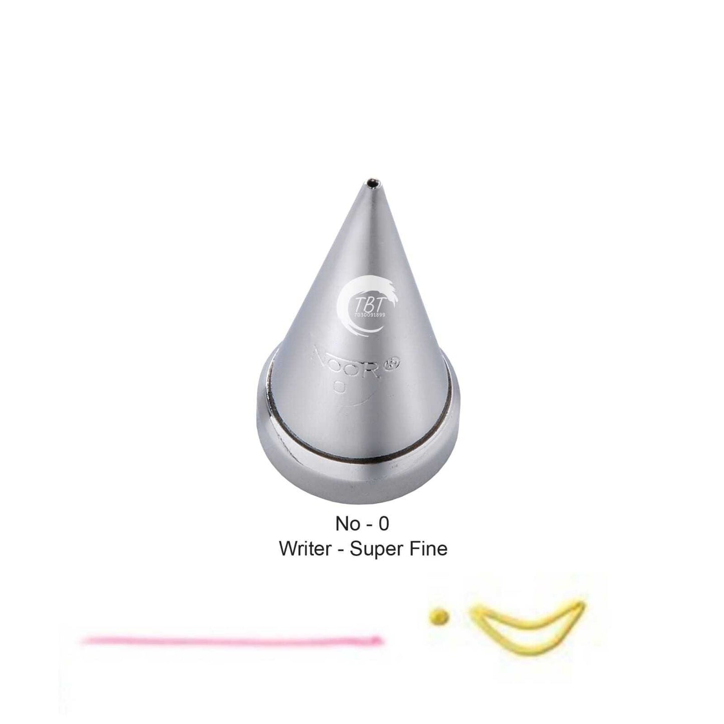 Noor Icing Piping Super Fine Nozzle - No0