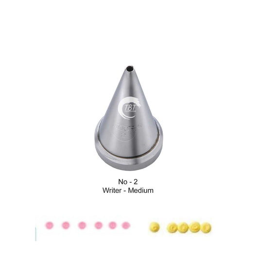 Noor Icing Piping Writer Medium Nozzle - No2