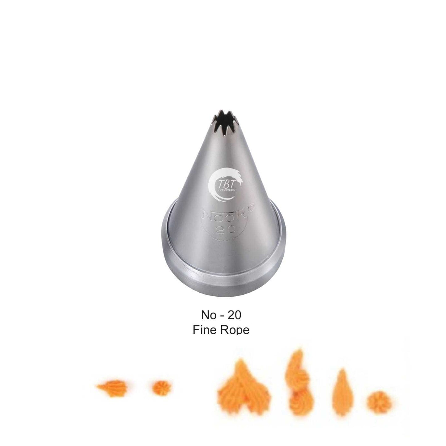 Noor Icing Piping Fine Rope Nozzle - No20