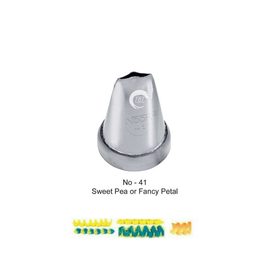 Noor Icing Piping Sweet Pea Or Fancy Petal Nozzle - No41