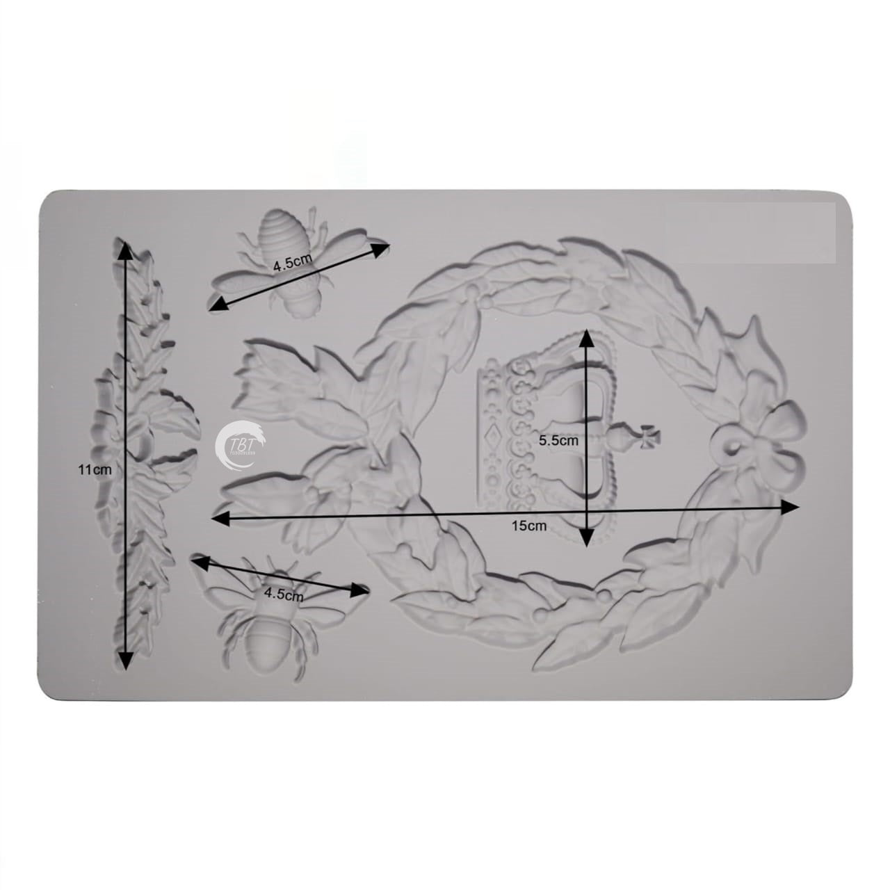 Totem Relief Border Silicone Fondant Mold